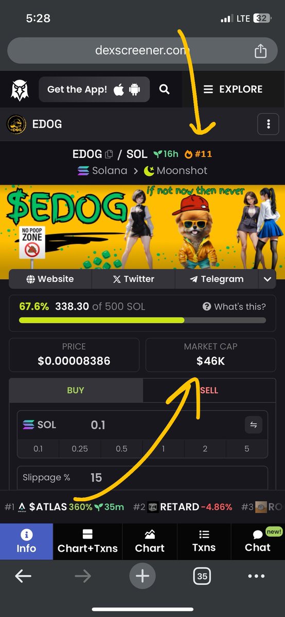 TommyBeFamous's tweet image. Up almost 900% in 9 hours 💰

$EDOG BUY NOW 🚀

#11 on moonshot trending

Easy a milly by weekends end

MC: $46K

CA:

82WMLE6UY67jP2LsnH8n3cCvHs49C4nGRf7dbs4kPWBA

dexscreener.com/solana/82wmle6…

#EDOG #MASKOFF