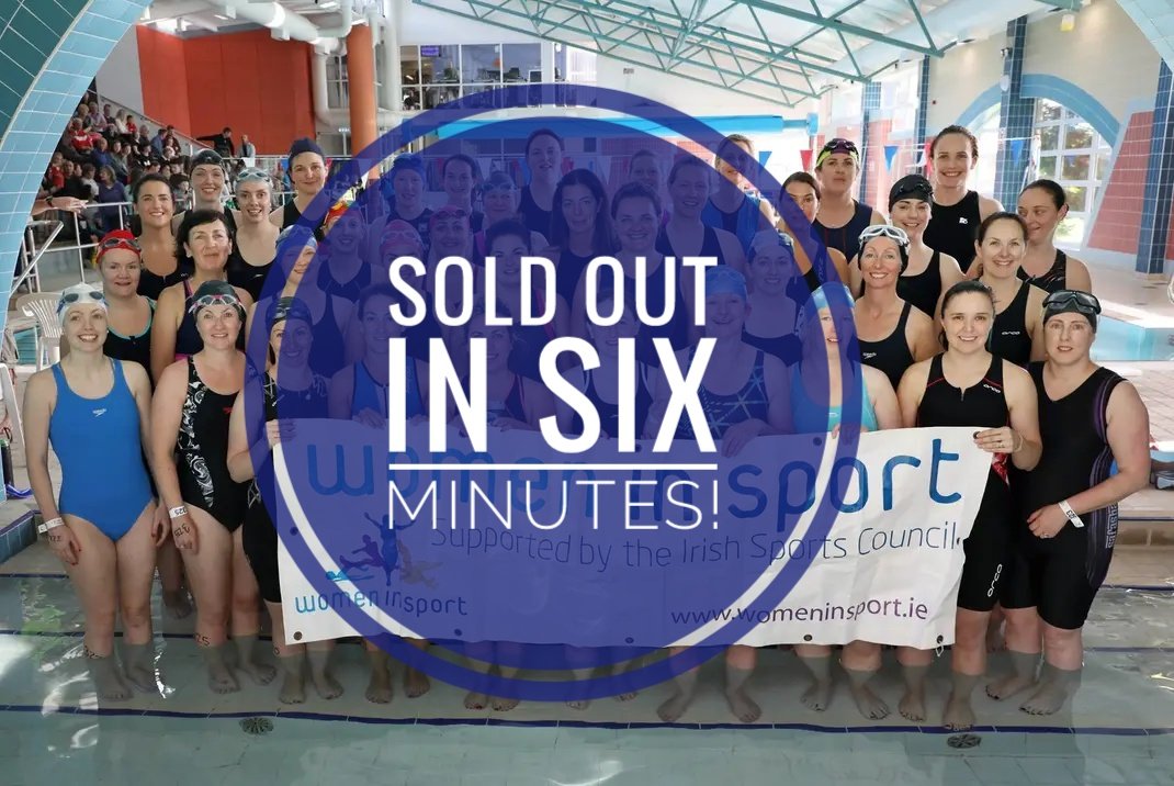 That could be a record! 
Thanks to everyone who signed up to this year's Women's Initiative! 
See you soon! 

<a href="/SSRPSligo/">Sligo Sport and Recreation Partnership</a> <a href="/tri_ireland/">Triathlon Ireland</a>  <a href="/sportireland/">Sport Ireland</a>

#sligo