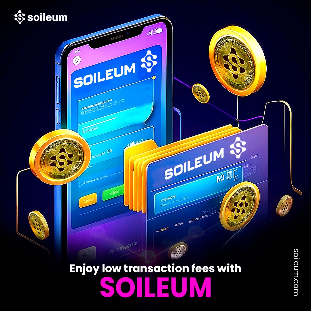 soileum_network's tweet image. Enjoy low transaction fees with Soileum, making it cost-effective for businesses and developers.

#BlockchainEconomics #Soileum #BlockchainSecurity #Cryptocurrencies #Transparency #SmartContractPlatform #Scalability #Decentralization