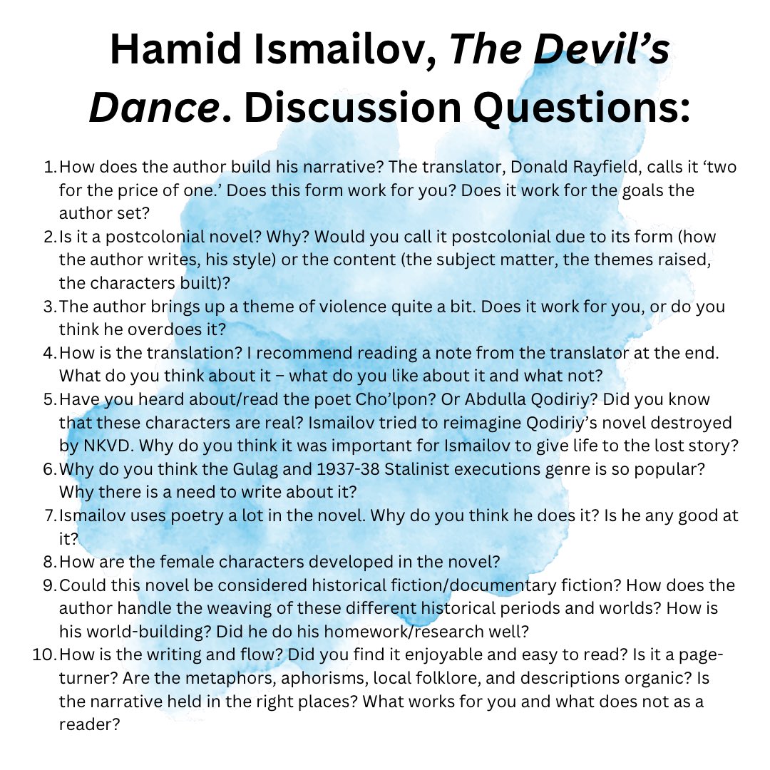 Posting questions in advance this time. Feel free to have them along the read or answer them now! 

Spoiler alert - translator’s note is at the end of the book for a reason 😊