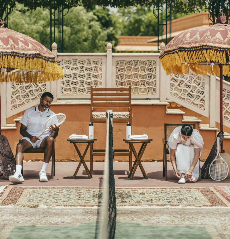 JaipurRugsFoundation (@jrfindia) on Twitter photo We are glad to announce that our Master Artisans faced the Wimbledon champion <a href="/rohanbopanna/">Rohan Bopanna</a> on The Court of Carpets.
"The same precision we bring to weaving, we brought to the court. It was a different kind of artistry!" said Payal Kumari.
Click here - bit.ly/CourtOfCarpets We are glad to announce that our Master Artisans faced the Wimbledon champion <a href="/rohanbopanna/">Rohan Bopanna</a> on The Court of Carpets.
"The same precision we bring to weaving, we brought to the court. It was a different kind of artistry!" said Payal Kumari.
Click here - bit.ly/CourtOfCarpets