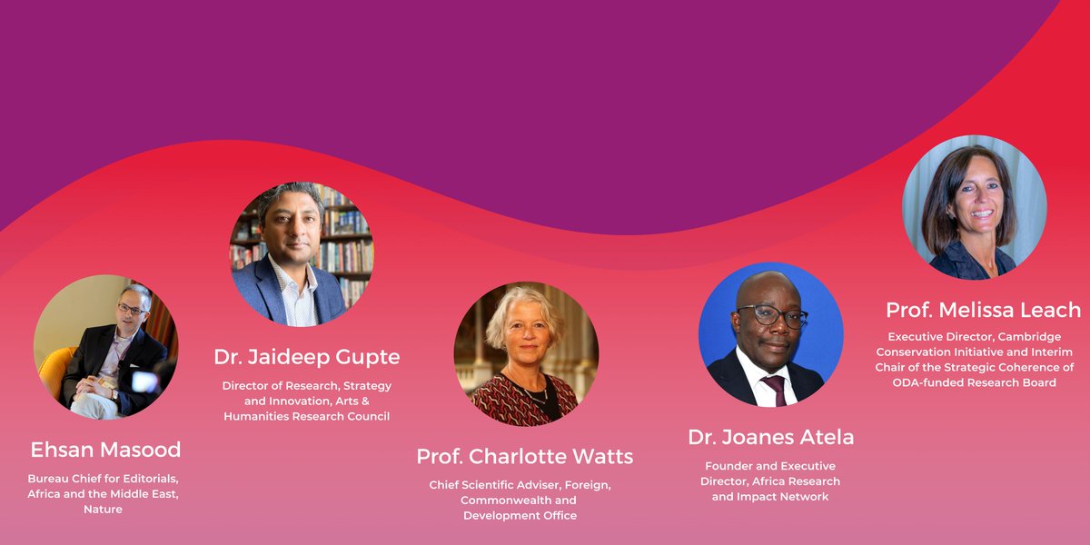 🎟️UKCDR Annual Stakeholder Event 2024

Join us for our in-person event on 12 Sept 2024 at the Royal Society, London

As 🌎crises converge, #ODA &amp; #research budgets remain constrained. So why does research matter, and why now? 

Register ➡️ bit.ly/3W5Dg4V
Meet the panel⬇️