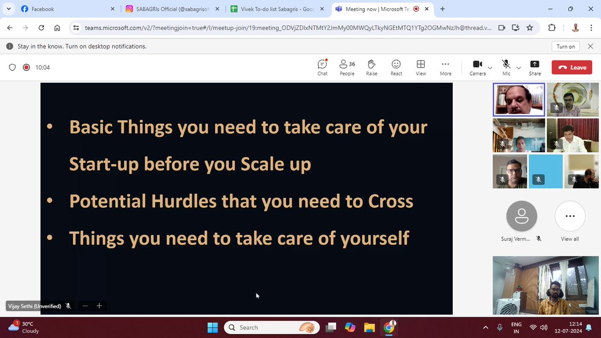 SabagrisOffice's tweet photo. 🚀 Igniting Innovation 2: Startup to Scale Up 🌟 

SABAGRIs team learned key takeaways for scaling up, overcoming hurdles, and essential dos &amp; don'ts. Let's grow together! 💪🌾 

#Startup #Innovation #ScalingUp #AgriTech #Sabagris #GrowthMindset #BauSabour #Startup https://t.co/BpnyVCdGBL