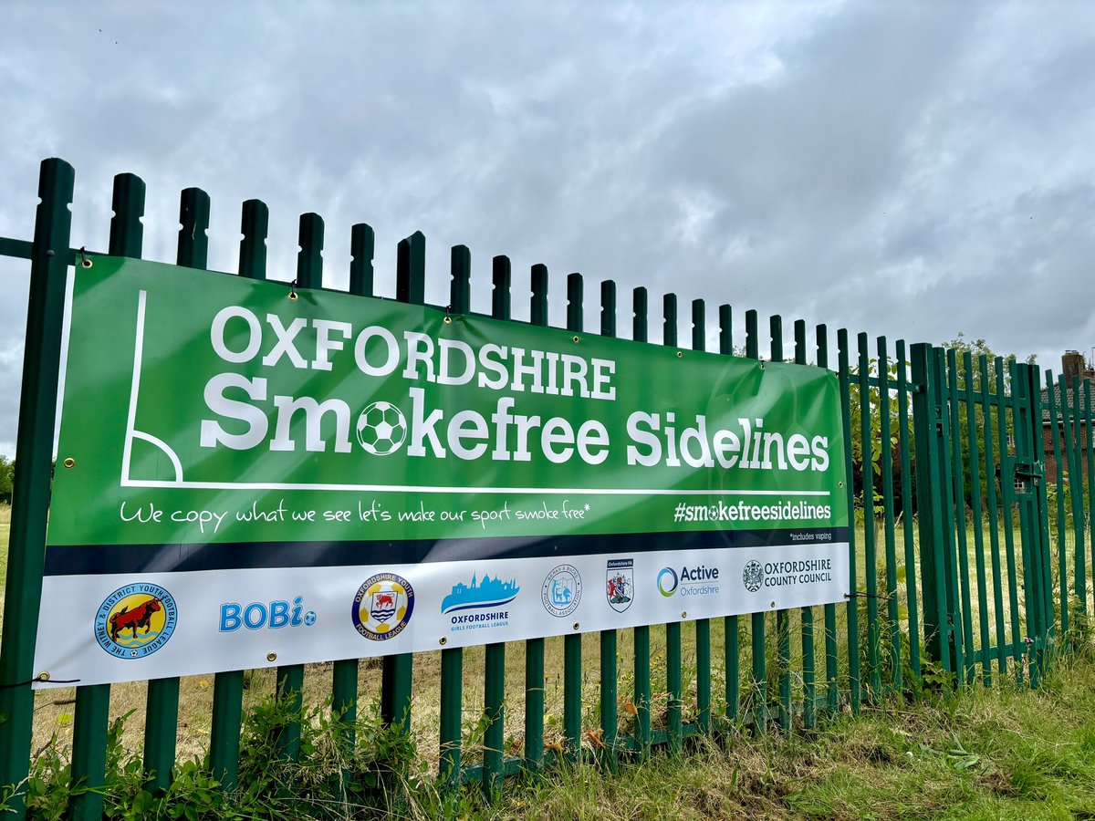 RoseHill Youth FC (@rosehill_fc) on Twitter photo Weโre supporting OXFORD SMOKEFREE SIDELINES 2024/25 season ๐๐
Thank you <a href="/OxfordshireFA/">Oxfordshire FA โฝ</a> for our new banner ๐๐
.
.
#smokefreesidelines #smokefree #stopforlife #grassrootsfootball Weโre supporting OXFORD SMOKEFREE SIDELINES 2024/25 season ๐๐
Thank you <a href="/OxfordshireFA/">Oxfordshire FA โฝ</a> for our new banner ๐๐
.
.
#smokefreesidelines #smokefree #stopforlife #grassrootsfootball