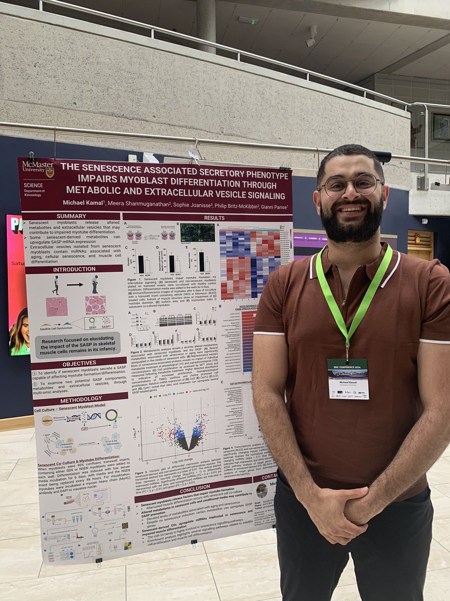 michaeljkamal's tweet image. Had a great time at @BiochemExercise in Limerick. Saw some interesting posters, heard great talks, made new friends. Always a treat at #IBEC2024. Excited for the next round in Virginia!