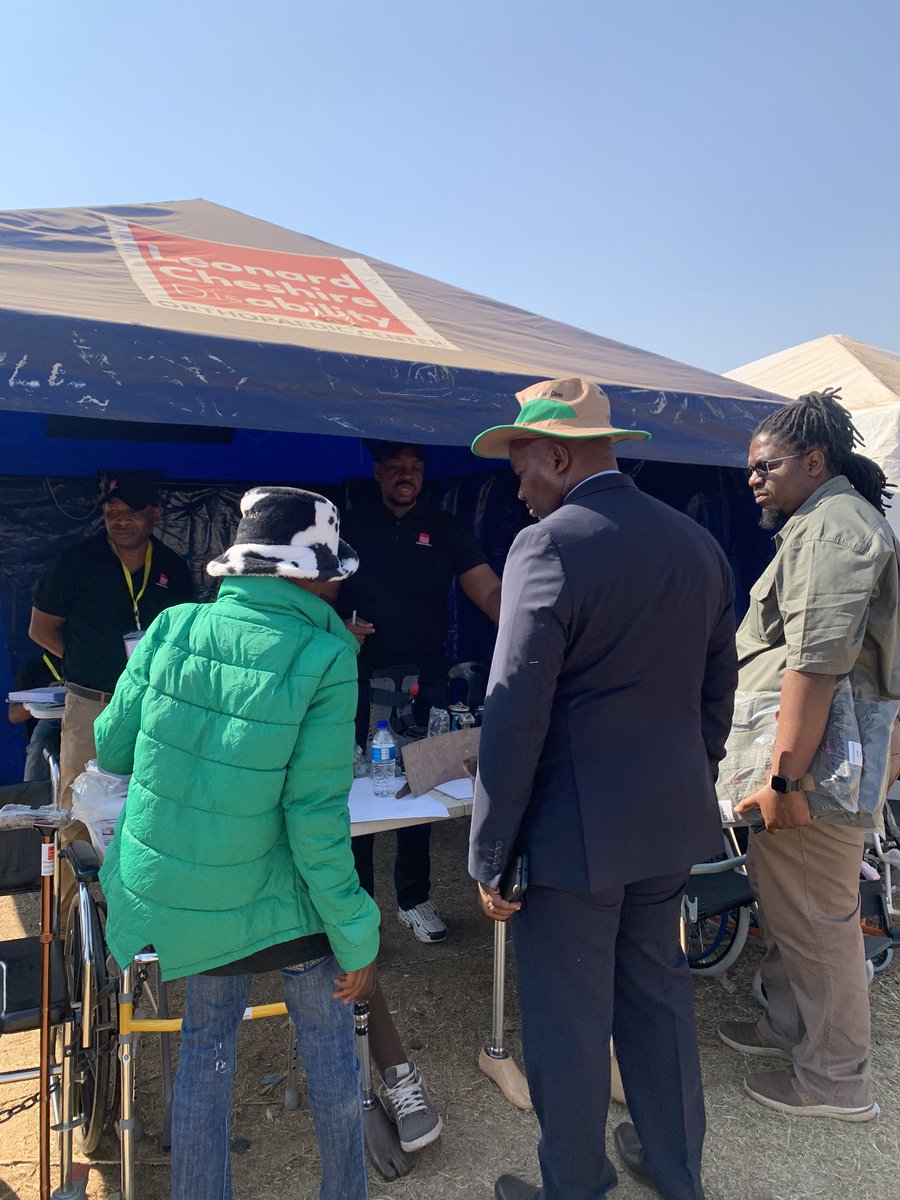 #currentaffairs - The official opening of the 2024 Zimbabwe National #Disability Expo is underway with the <a href="/LCDZim/">Leonard Cheshire Disability Zimbabwe</a> exhibition drawing the interest of the guest of honor, Vice President, Kembo Mohadi.

#Disability #disablityinclusion #Mobility #mobilitysolutions #disabilitymatters