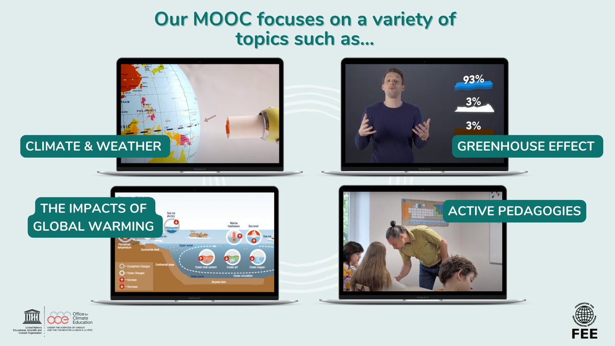 Are you teaching children about climate change? Here's a free online course “Climate Change Education: From Knowledge to Action” (oce.global) designed by the Office for Climate Education. Join an international community of teachers, educators and scientists.