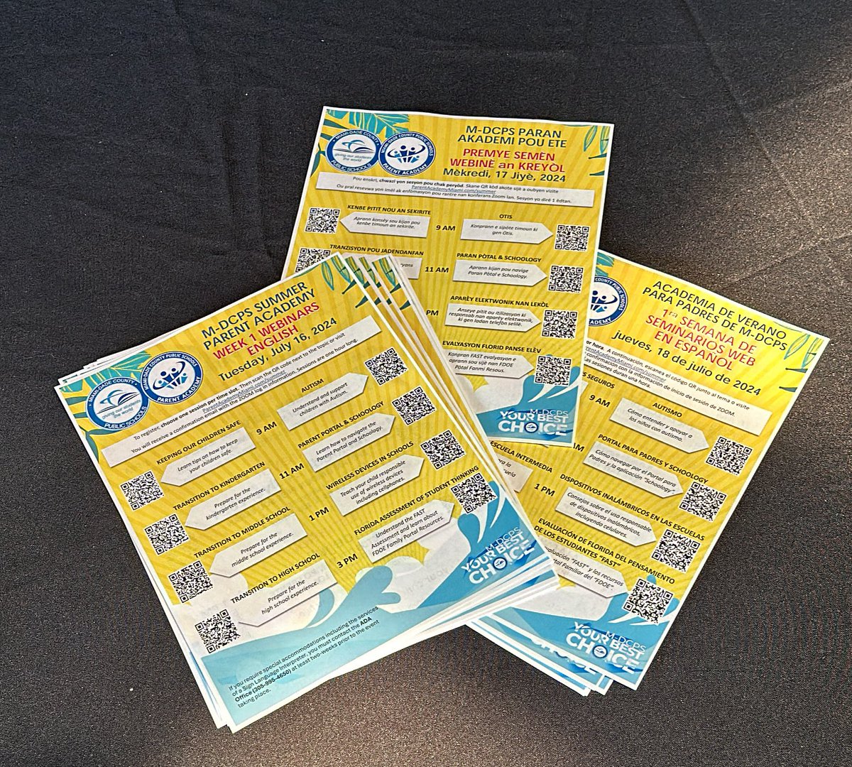 SouthridgeMiami's tweet image. Spartan Student Services is excited to see the @ParentAcadMiami ‘s upcoming workshops and support for our Spartan Empire! Roaring into 2024-2025 with @MDCPS #Synergy2024