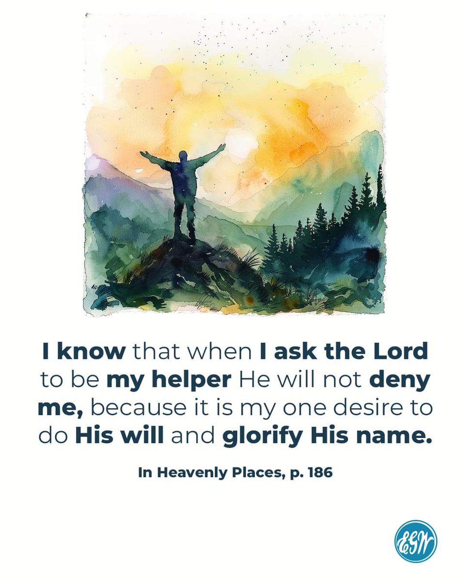 Godwakeupcall's tweet photo. #ellenwhite #egwwritings #myhelper https://t.co/R6c3oQIyyR