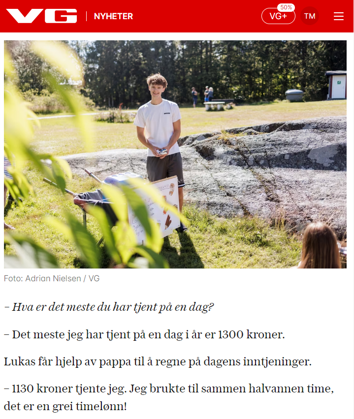 MoreToen's tweet image. Tenk når han her får høre om størrelsen på salærsatsen, da!

vg.no/nyheter/i/eMJj…