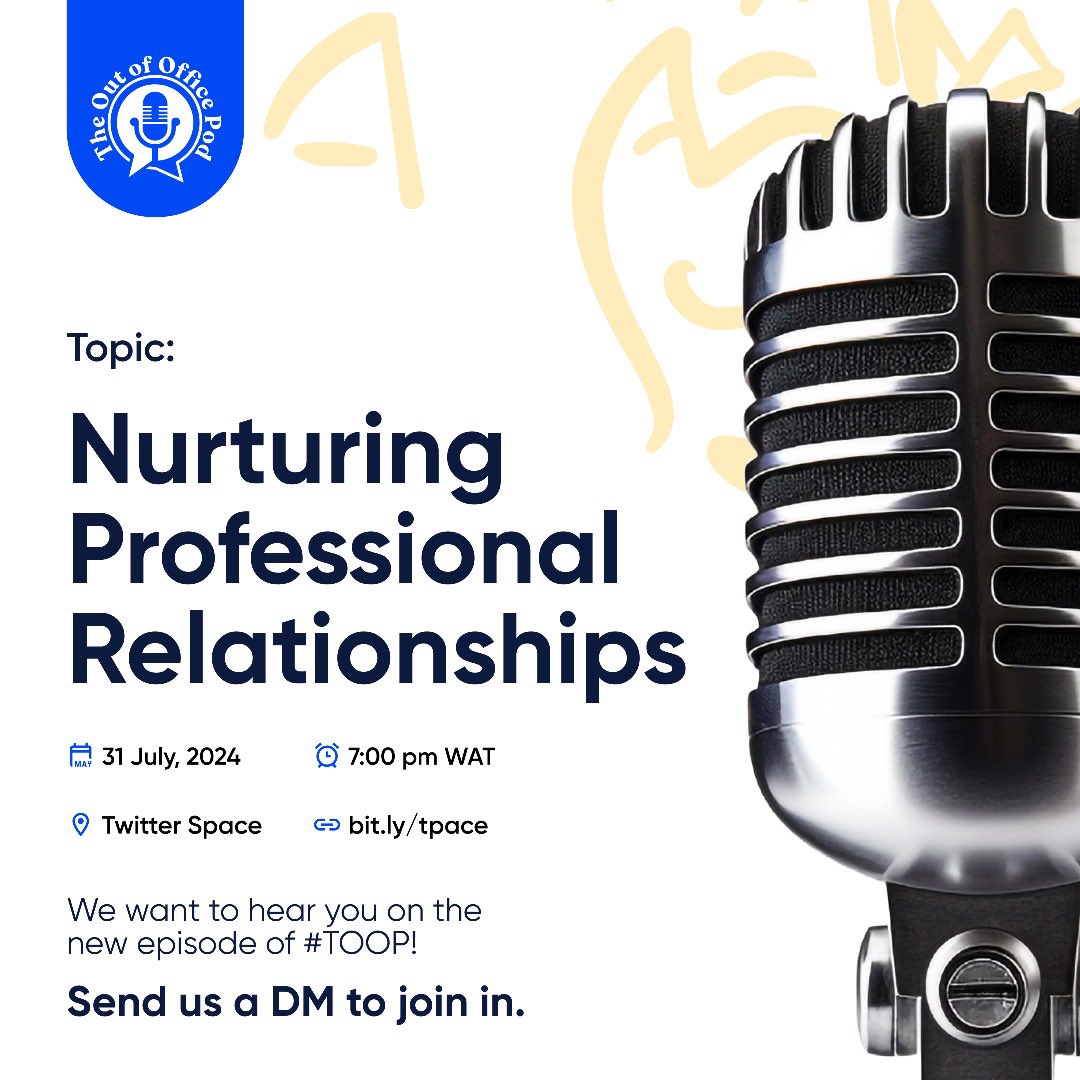 getPaidHR's tweet image. Hey guys! 👋🏾

It’s almost time for a new episode of #TOOP! 

Our next episode dives deep into "Nurturing Professional Relationships," and we want to hear from YOU – the employees. ✨

Do you have valuable insights to share? Slide into our DMs to join the conversation! 👏🏾

if you