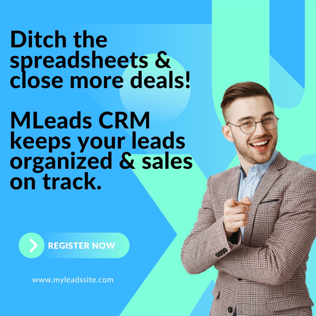 MLeadsApp's tweet image. Ditch the spreadsheets &amp;amp; close more deals!
MLeads CRM keeps your leads organized &amp;amp; sales on track.
Learn More- bit.ly/3hobnQZ
#SaaS  #CRMforSmallBusiness #B2B #SalesEngagement #SalesIntelligence  #MarketingAutomation #CRM #LeadManagement #SalesFunnel #SalesConversion