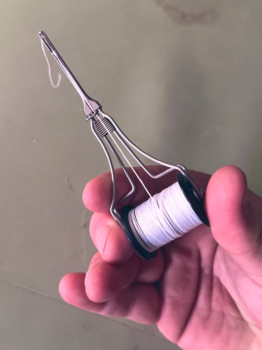 ifishflyfish's tweet photo. Check out my new bobbin. Pretty cool, right?! https://t.co/W76iedflpe