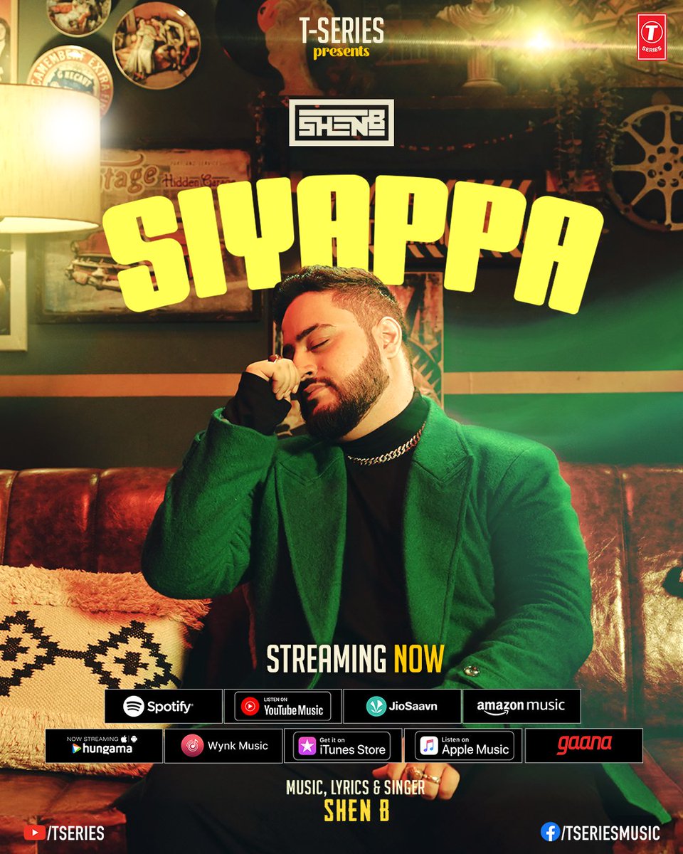 Get ready to listen to #Siyappa non stop!🔥🎤
streaming on all platforms now
linktr.ee/Siyappa_Audio

#tseries #ShenB @raviraabhardwaj @himtygx