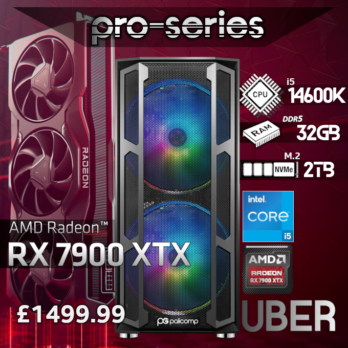 Palicomp's tweet photo. PaliPro-Series UBER (PRO3)
https://t.co/evucpvLB3K
Intel 14th Generation - 32GB DDR RAM - 2TB M.2 Nvme - AMD RX 7900XTX 24GB https://t.co/EoM9kAiHWm