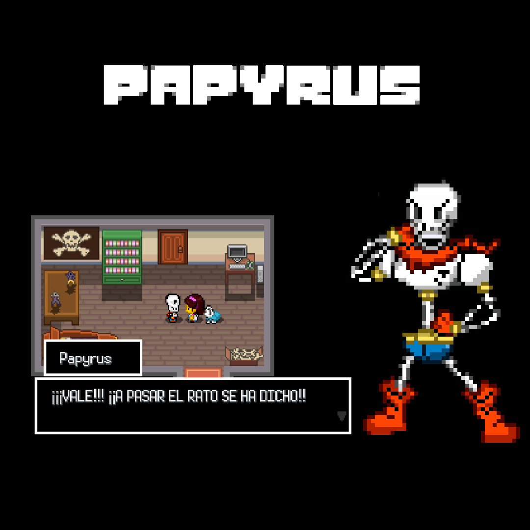 PoketaleFangame's tweet photo. ¡Quedan 7 días para el lanzamiento del juego!

Papyrus es el segundo líder al que deberemos enfrentarnos durante nuestra aventura. Sus Pokémon de tipo Hielo son duros como sus huesos, ¡así que tendremos que darlo todo!

#pokemon #undertale #game #pixel #juego #videojuego https://t.co/CvMEdxByDL