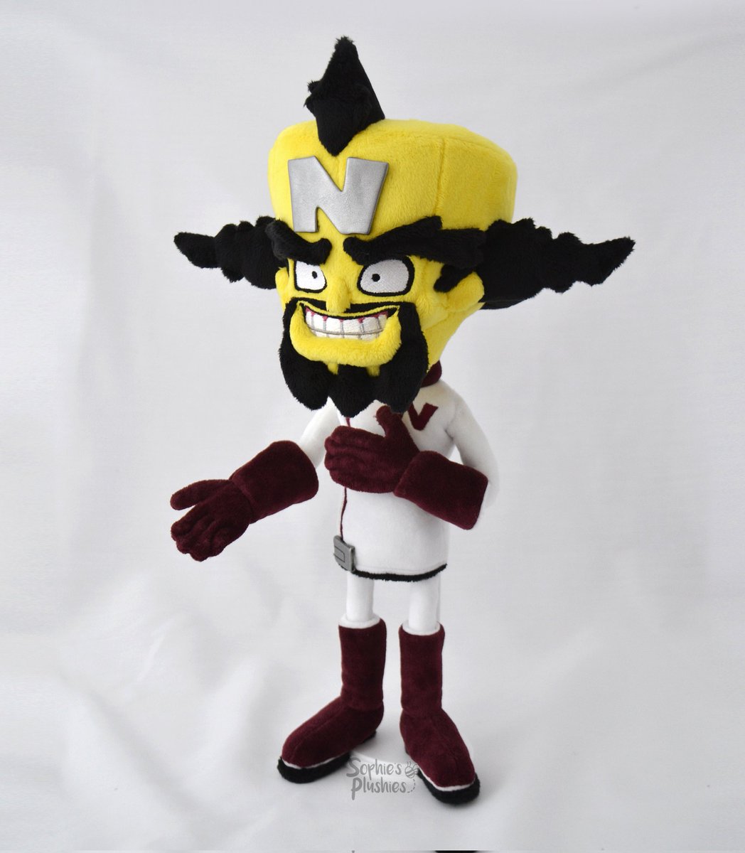 Finished photos for Dr. Neo Cortex! He is poseable with a wire armature inside, and has magnets in his hands. ✨️ #CrashBandicoot #crashtwinsanity