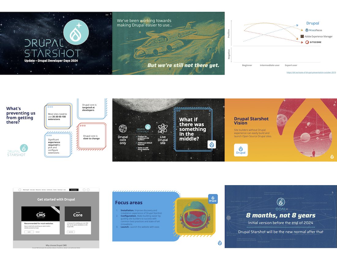 The Drop is Always Moving (@dropismoving) on Twitter photo Open source Drupal Starshot slide deck from <a href="/lauritimmanee/">Lauri Timmanee</a> and <a href="/gaborhojtsy/">Gábor Hojtsy</a> with live recording from <a href="/drupaldevdays/">Drupal Dev Days</a> is now available at drupal.org/about/starshot… Present this at your company, meetup, Drupal 11 launch party, and so on! Open source Drupal Starshot slide deck from <a href="/lauritimmanee/">Lauri Timmanee</a> and <a href="/gaborhojtsy/">Gábor Hojtsy</a> with live recording from <a href="/drupaldevdays/">Drupal Dev Days</a> is now available at drupal.org/about/starshot… Present this at your company, meetup, Drupal 11 launch party, and so on!