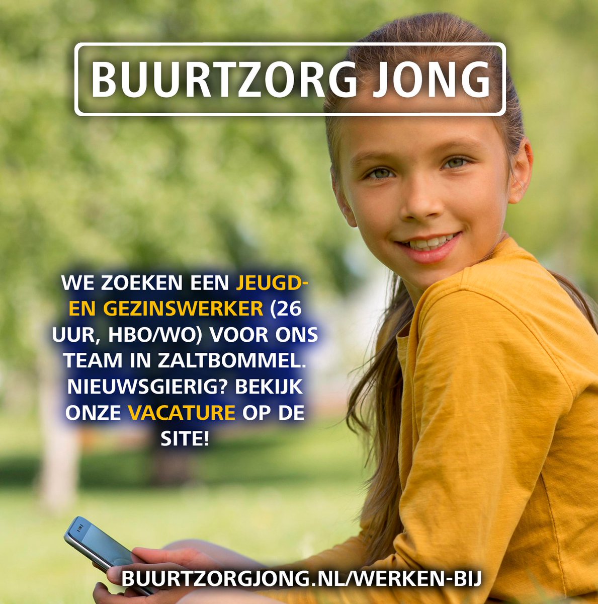 Houd jij van werken met jeugdigen, ouders en de mensen die om hen heen staan? Wij van Buurtzorg Jong Zaltbommel team stad zijn op zoek naar een nieuwe collega die ons gezellige, enthousiaste en professionele team komt versterken. buurtzorgjong.nl/werken-bij/zal…