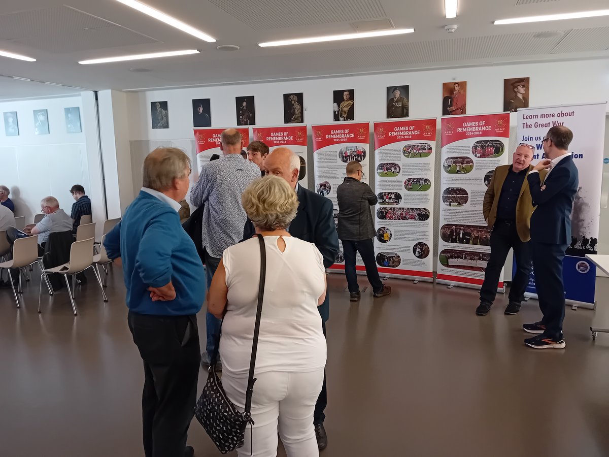 footballandwar's tweet photo. Great to see so many attendees at the @NAM_London @footballandwar event in partnership with @Armyfa1888 and @TheWFA who enjoyed an informative and stimulating discussion and educational supporting exhibition https://t.co/KY0i5PC1xQ