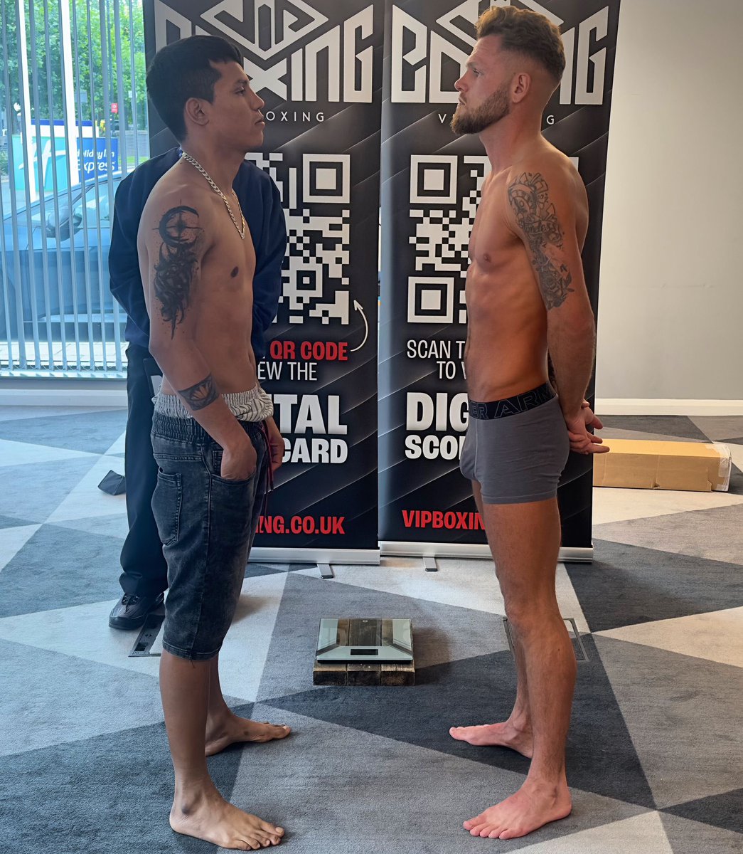 BoxingTenacity's tweet photo. Weight in ✅
Tomorrow night “smash time” @travwaters96 goes for win 8️⃣ in Leeds! Tickets are still available for a top night of boxing! Some future stars on tomorrow!!
@anthonykellybox
@Johnstubbsy84
@vipboxing
@SteveWoodVIP
#teamtenacity
Team sponsor @team_surface_smart 💦 https://t.co/9pGY7TAgKc