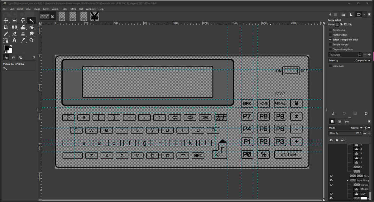 swartz_de's tweet photo. Hello friends! I'm finishing up my scan / edit of the English version of the #Casio #PB770 owners manual, and I'm making the keyboard layout graphics. Can someone recommend a nice free Kana ttf font so I can complete the Japanese key layout? #ポケコン https://t.co/LGTNgaoAw5