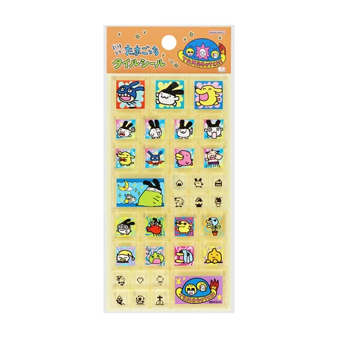 新商品🥚／#pr 『#たまごっち タイルシール（2種）』 自由にカット