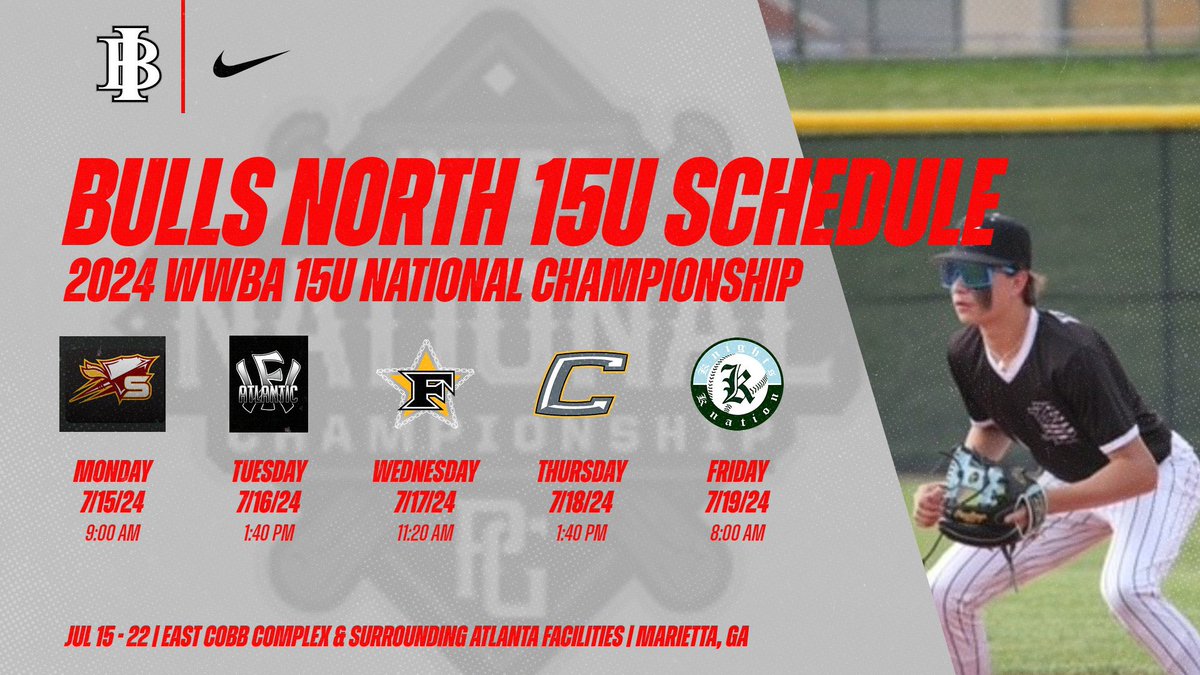 Headed to Georgia to play 5 teams from 5 different states in 5 days! 🐂🤘🔥