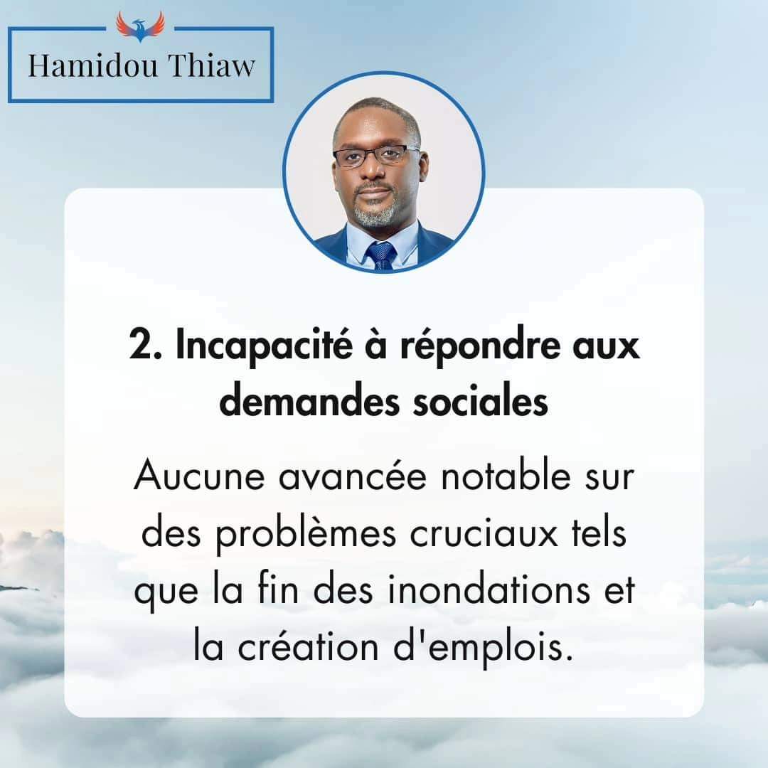 ababacarDoucou4's tweet photo. Nouveau gouvernement:
Bilan après 100 jours.
#hamidou #hamidouthiaw #sonko #Diomaye #larupture #lareleve #jubbanti @followers @highlights https://t.co/pLpys3iECO