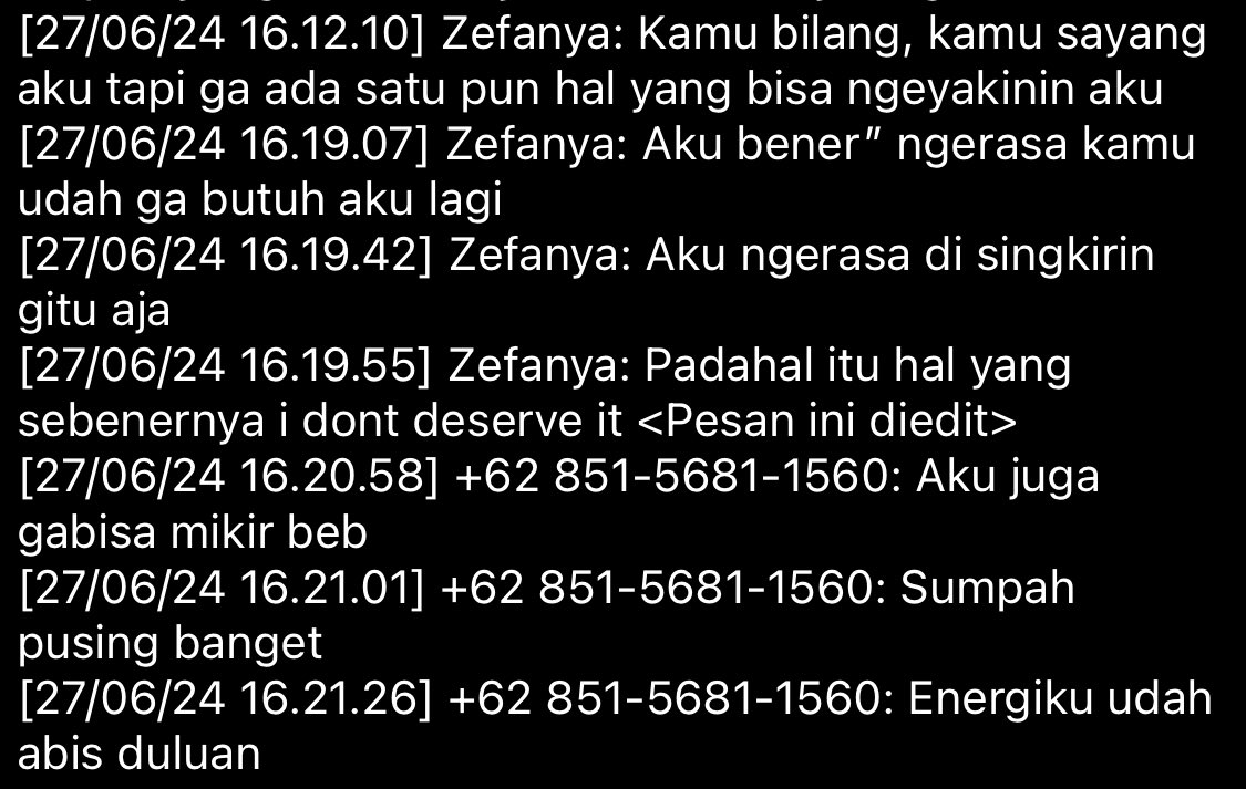 hhaydude's tweet photo. Kalo dibaca bikin sakit hati🫵🥹 https://t.co/EL8101FMbP