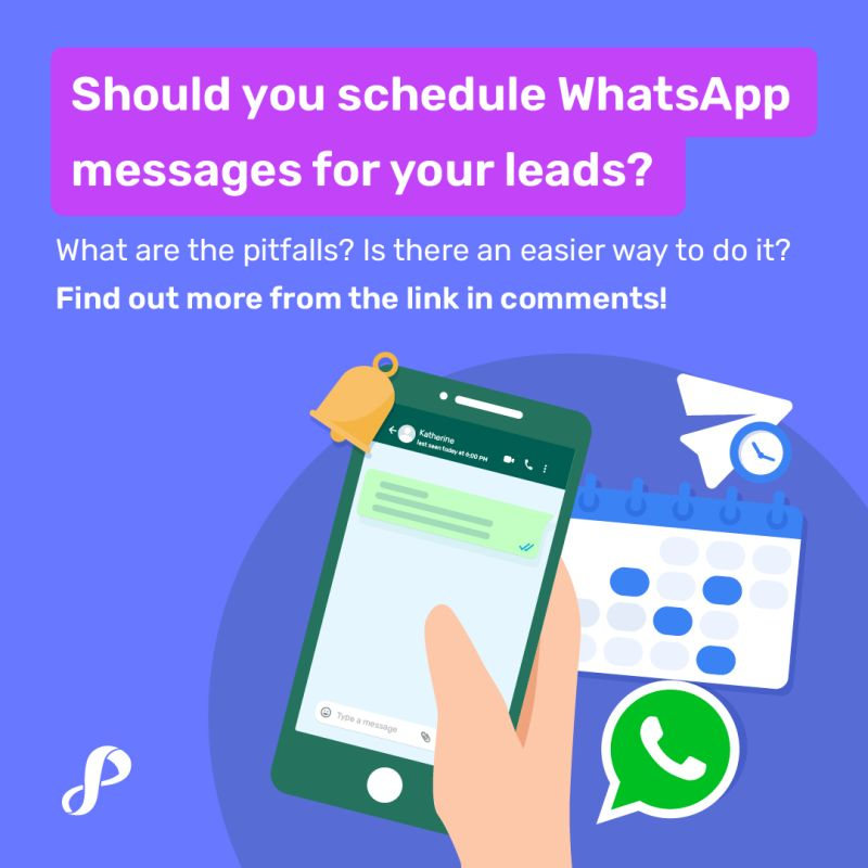 privyrs's tweet photo. Have you tried scheduling WhatsApp messages before? Read this before you do - link in comments.

#saleslife #salesfunnel #salestips #whatsapp https://t.co/SuNTjsRNPY