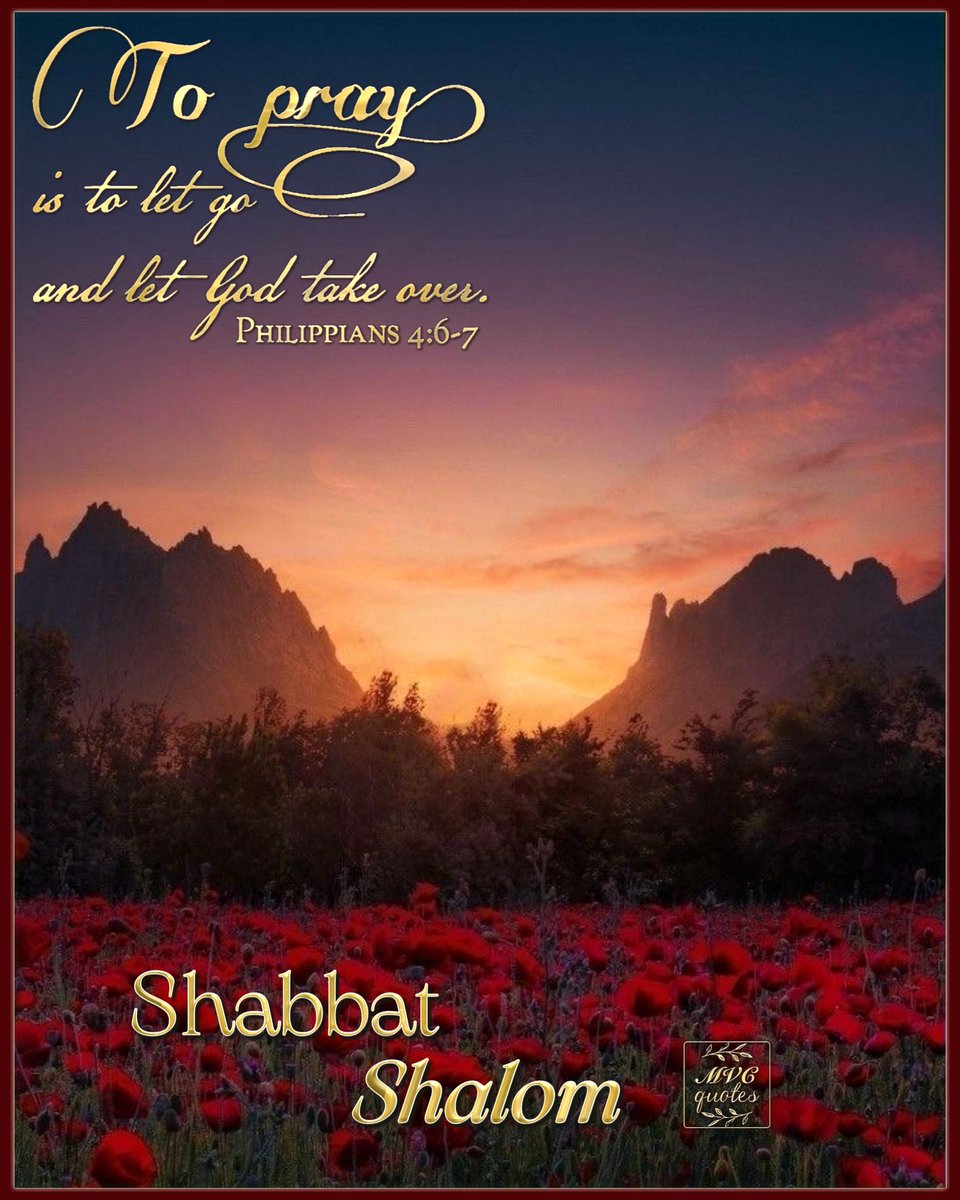 MVCquotes's tweet photo. π
Whichever day you picked as your seventh day, spending it with the Lord and keeping it Holy as He asked β have a Blessed one.
#ShabbatShalom #mvcquotes #YHWH #AbbaFather #ALMIGHTYGOD #HOSTofHosts #AncientOfDays #YeshuaHaMashiach #MessiahJesusChrist #TheWayTruthLife
πΌπ€πβπ https://t.co/pfdVoUkzwj