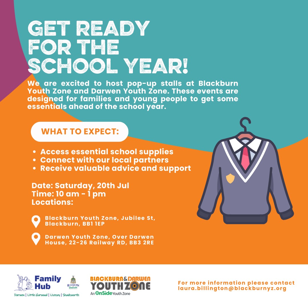 BwD Public Health (@bwdph) on Twitter photo Its not long until our pop-up shop now! Join us on 20th July to pick up free, pre-loved uniform. If you have any uniform to donate, please drop off at <a href="/BDYouthZone/">Blackburn & Darwen Youth Zone</a> ! Its not long until our pop-up shop now! Join us on 20th July to pick up free, pre-loved uniform. If you have any uniform to donate, please drop off at <a href="/BDYouthZone/">Blackburn & Darwen Youth Zone</a> !