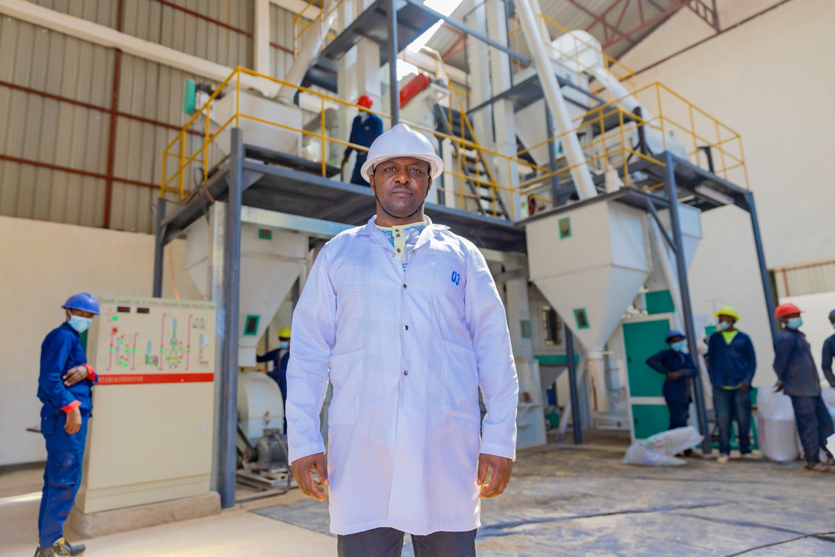 RwandaIndustry's tweet photo. Enabling industrial growth in animal feed production! Together with @EnabelinRwanda , we supported more firms involved in animal feed production at 50% grant/ 50% loan, no interest, no collateral thru #NIRDAOPENCALLSPROGRAM https://t.co/THYHS88w2j