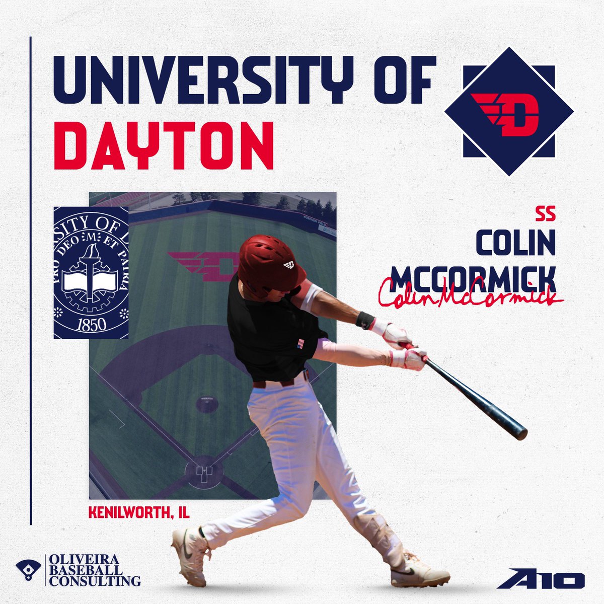 OBC_Recruits's tweet photo. Congrats to Colin McCormick on his commitment to the University of Dayton. The Flyers with a great addition to the program. Fired up for the McCormicks #UD #FlyBoys ✈️ #A10 #Committed #OBC https://t.co/1zdL1WFzmz