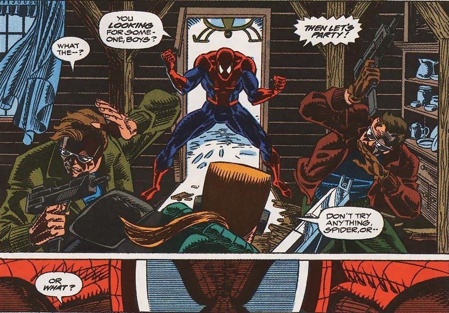 SpiderManComic_'s tweet photo. Web of Spider-Man #88

You must not mess with a furious Spidey! https://t.co/UjMsyi5OP1