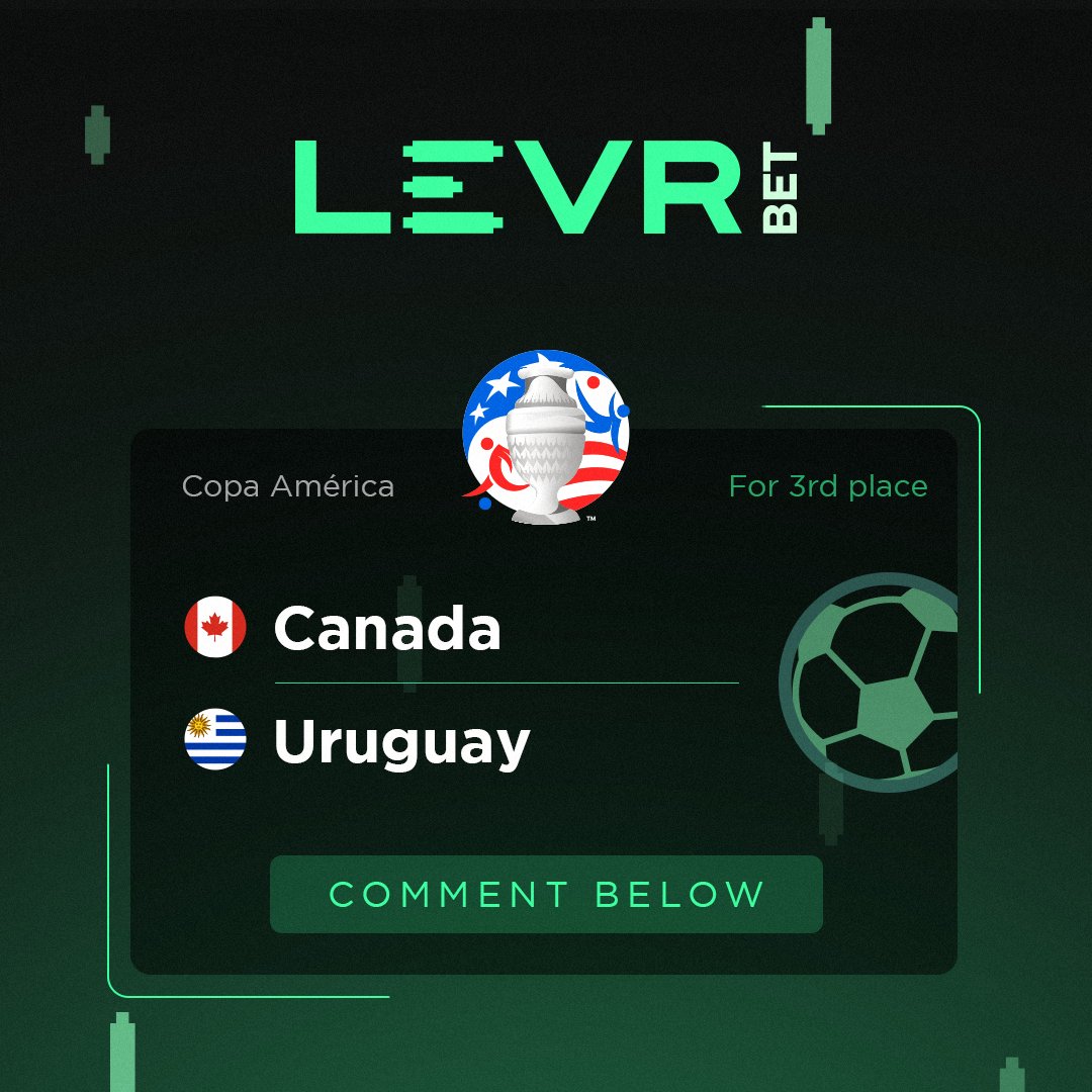 Levr_Bet's tweet photo. Win $50 USDC! 

1⃣ Follow @LEVR_bet 
2⃣ Tag 3 Friends 
3⃣ Comment your regular time score prediction 2 correct answers will be randomly chosen and win $50 USDC each! 

#CopaAmerica2024 #CopaAmerica https://t.co/kO6M1wHuhC