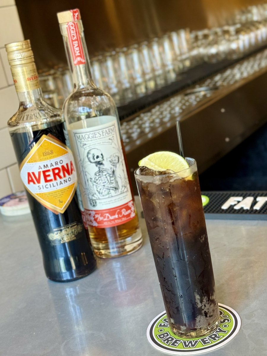 Fat Heads Pittsburgh (@fatheadspgh) on Twitter photo Enjoy some simple summer bubbles with our Sicilia Libre🫧 The combination of <a href="/MaggiesFarmRum/">Maggie's Farm Rum</a> Dark Rum, Amaro Averna, and Club Soda makes for a fun twist on the classic Cuba Libre!
Join us for a cocktail and live music with Alyssa Hankey 5–8pm🎶 Enjoy some simple summer bubbles with our Sicilia Libre🫧 The combination of <a href="/MaggiesFarmRum/">Maggie's Farm Rum</a> Dark Rum, Amaro Averna, and Club Soda makes for a fun twist on the classic Cuba Libre!
Join us for a cocktail and live music with Alyssa Hankey 5–8pm🎶