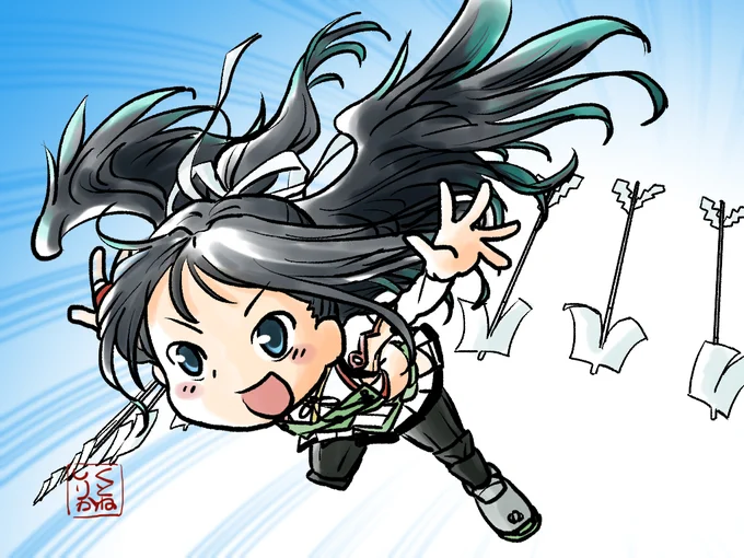もっと言うと、葛城さんを描くようになったのもやなぎさんの復員記シリーズあってのことかもしれない。古いのから出してきたけれどいやーやっぱり今の描きかたと全然違うわ( 