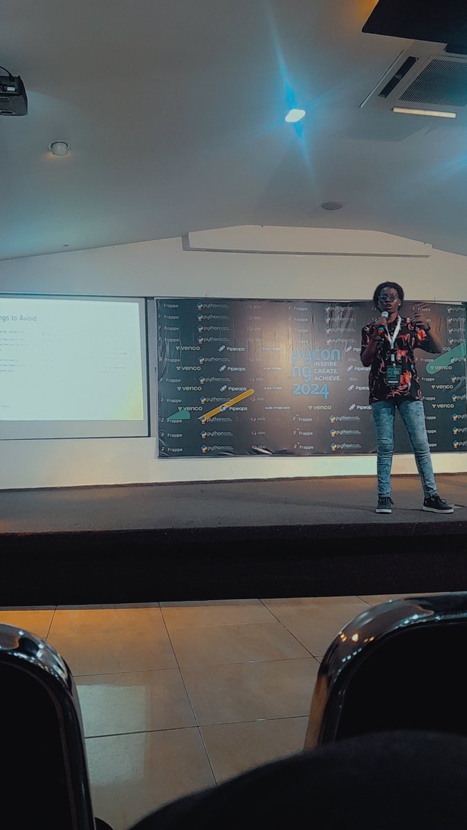 sophiairoegbu_'s tweet image. Okay, just had my talk! Now I can enjoy the rest of this conference without feeling nervous 😆 

#PyConNG2024