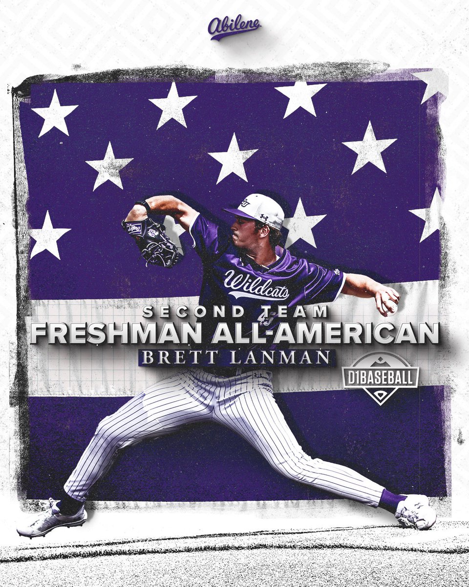 𝐀𝐰𝐚𝐫𝐝𝐬 𝐤𝐞𝐞𝐩 𝐜𝐨𝐦𝐢𝐧𝐠🏆

Not 1, not 2, but 𝟑 𝐀𝐥𝐥-𝐀𝐦𝐞𝐫𝐢𝐜𝐚𝐧 recognitions for our guy‼️

<a href="/d1baseball/">D1Baseball</a> recognizes freshman ace @brettlanman as a second team All-American🤩👊

#ATO | #GoWildcats