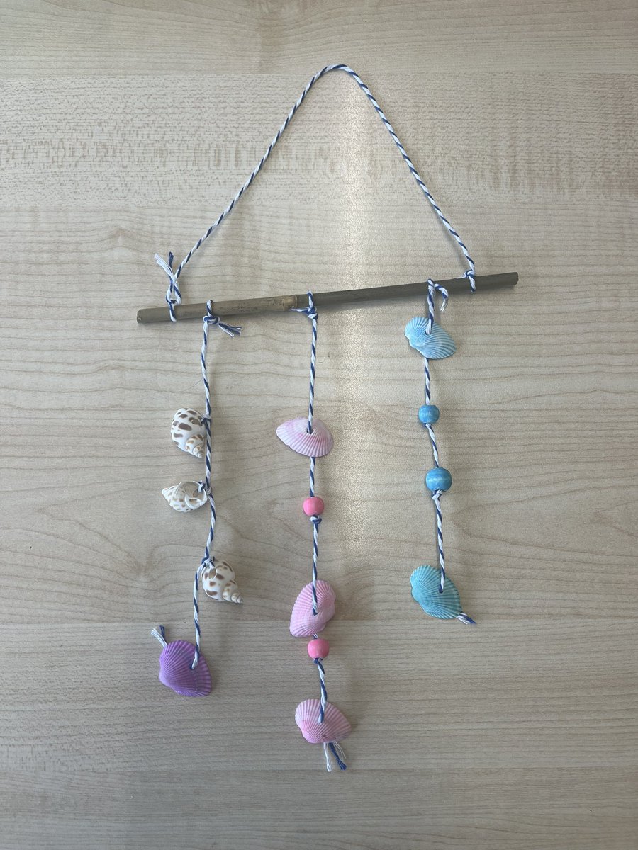 As part of enterprise week, year 5 have designed and made these seashell mobiles. Available to purchase during our look at learning on Monday between 2:30 and 3pm.