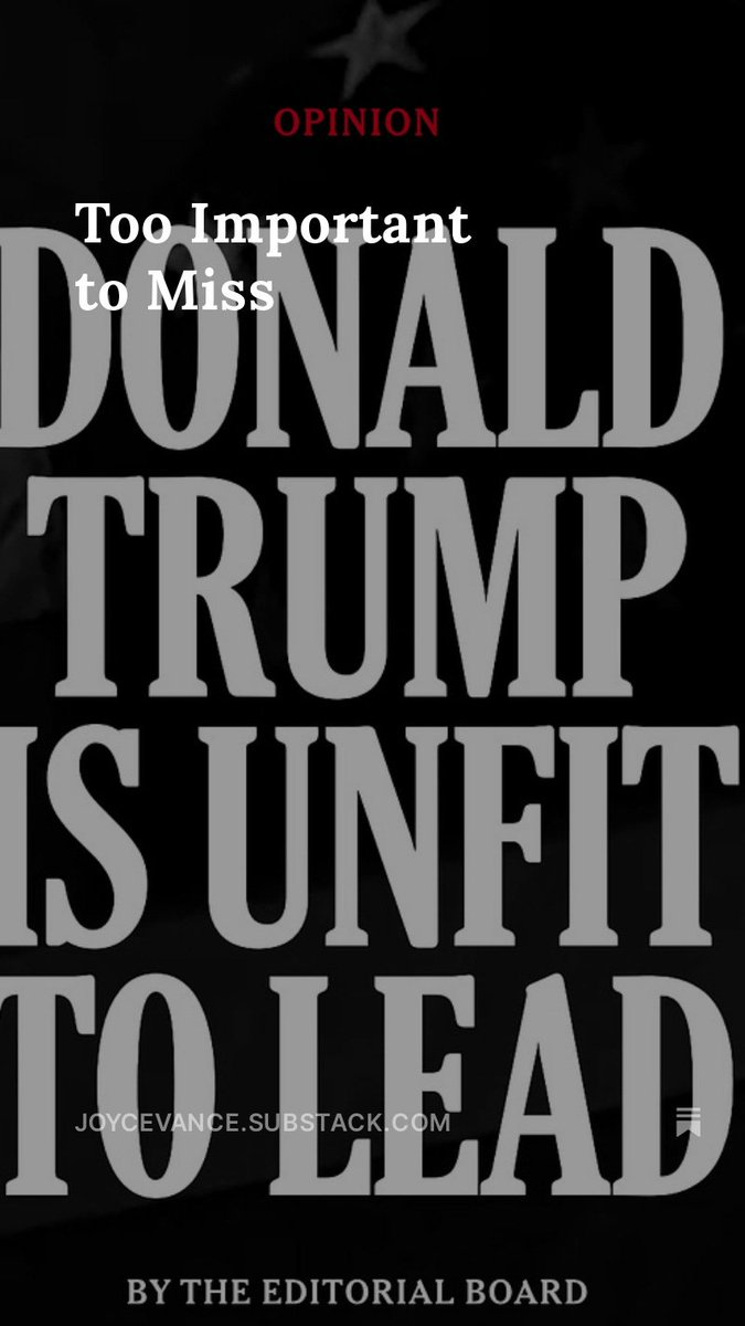 JoyceWhiteVance's tweet photo. The New York Times jumped on this bandwagon today. I hope you'll take a moment to read my thoughts and their opinion (gift link included) https://t.co/jnn9lHDulH https://t.co/PGfBcWke8p