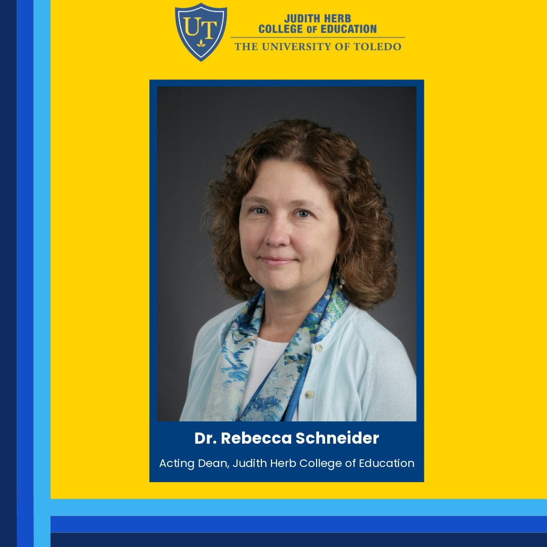 Dr. Rebecca Schneider, former Senior Associate Dean of the Judith Herb College of Education, has been named Acting Dean of the college. Congratulations, Dr. Schneider! We look forward to continuing to serve students under your leadership.