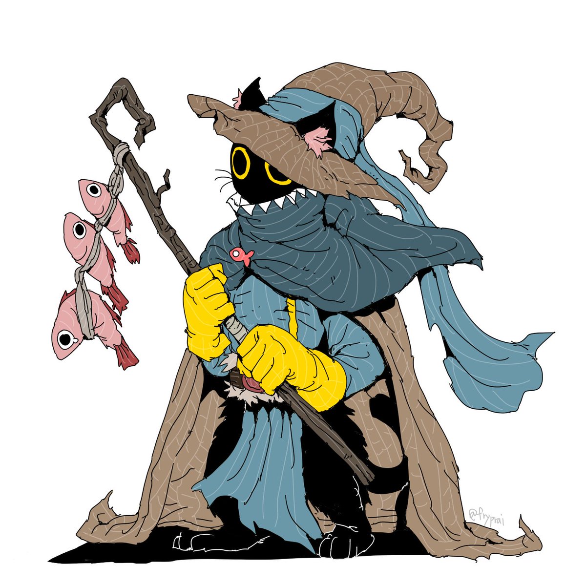 fryprai's tweet image. A cat witch

#characterdesign #drawing