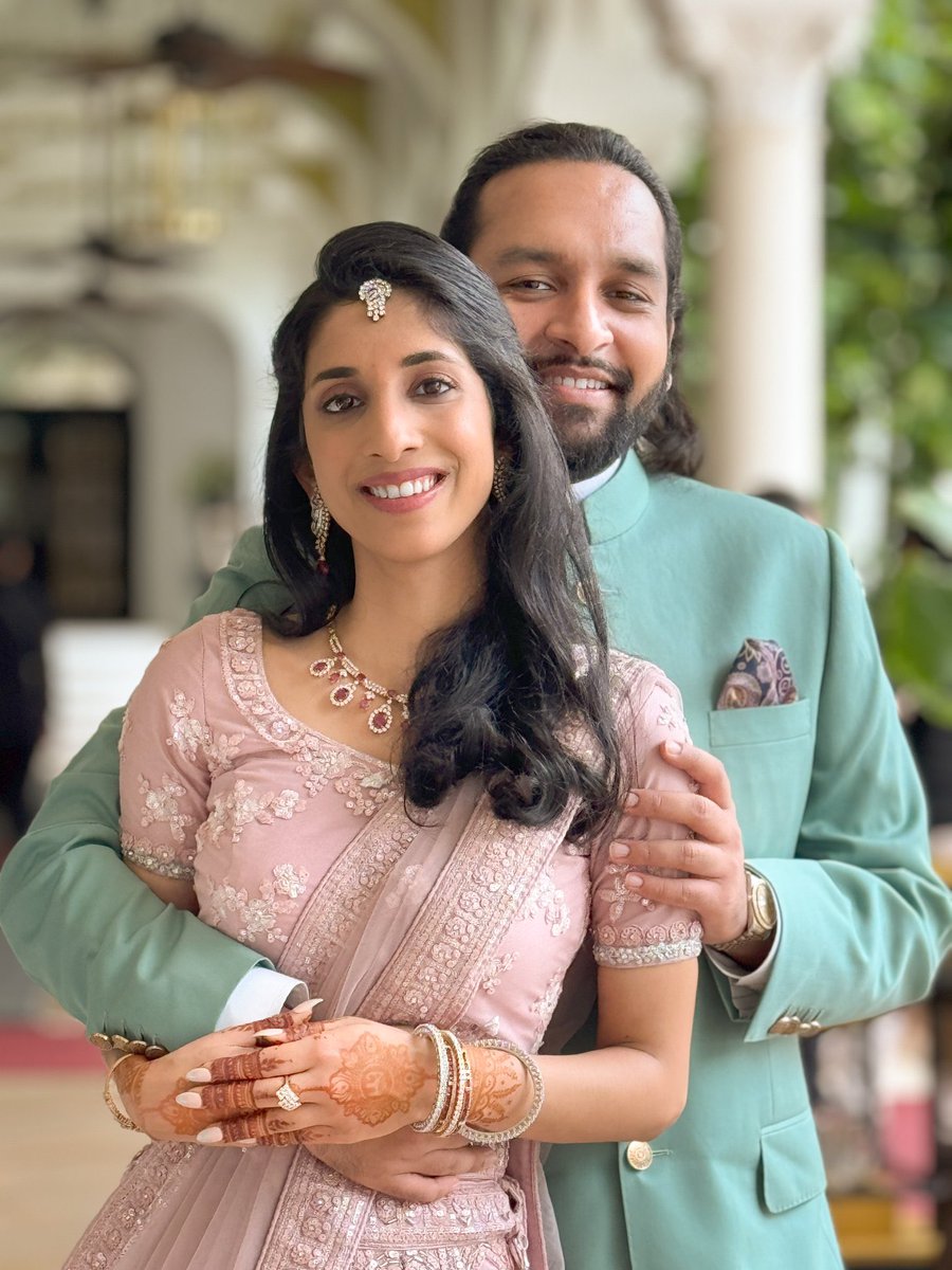 BiosciencesInc's tweet photo. We have fantastic news! 💍

Our President, Dr. Rohan Jain, is officially engaged to the lovely Mitali Jalan!

The beautiful engagement ceremony took place at the iconic Taj Hotel, India. We are beyond thrilled for this wonderful couple. https://t.co/wOEW1NM9Sk
