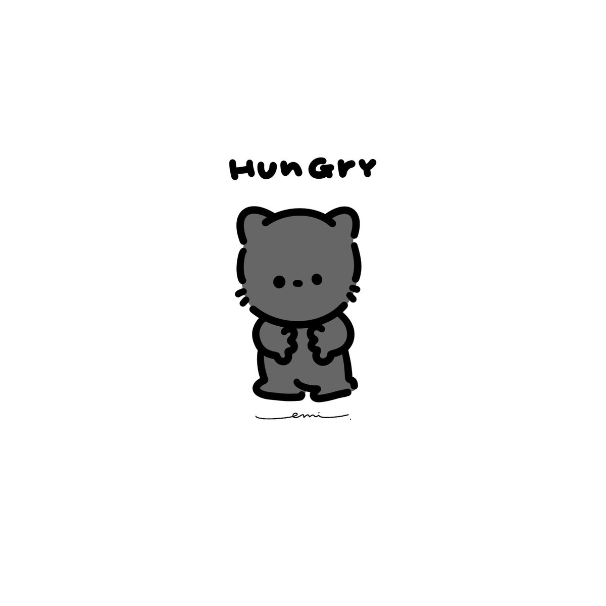 _emi_illust_'s tweet photo. はらぺこ☹️

#イラスト #ゆるいイラスト 
#illustration #procreate 
#일러스트 https://t.co/tzNjuqZWQs