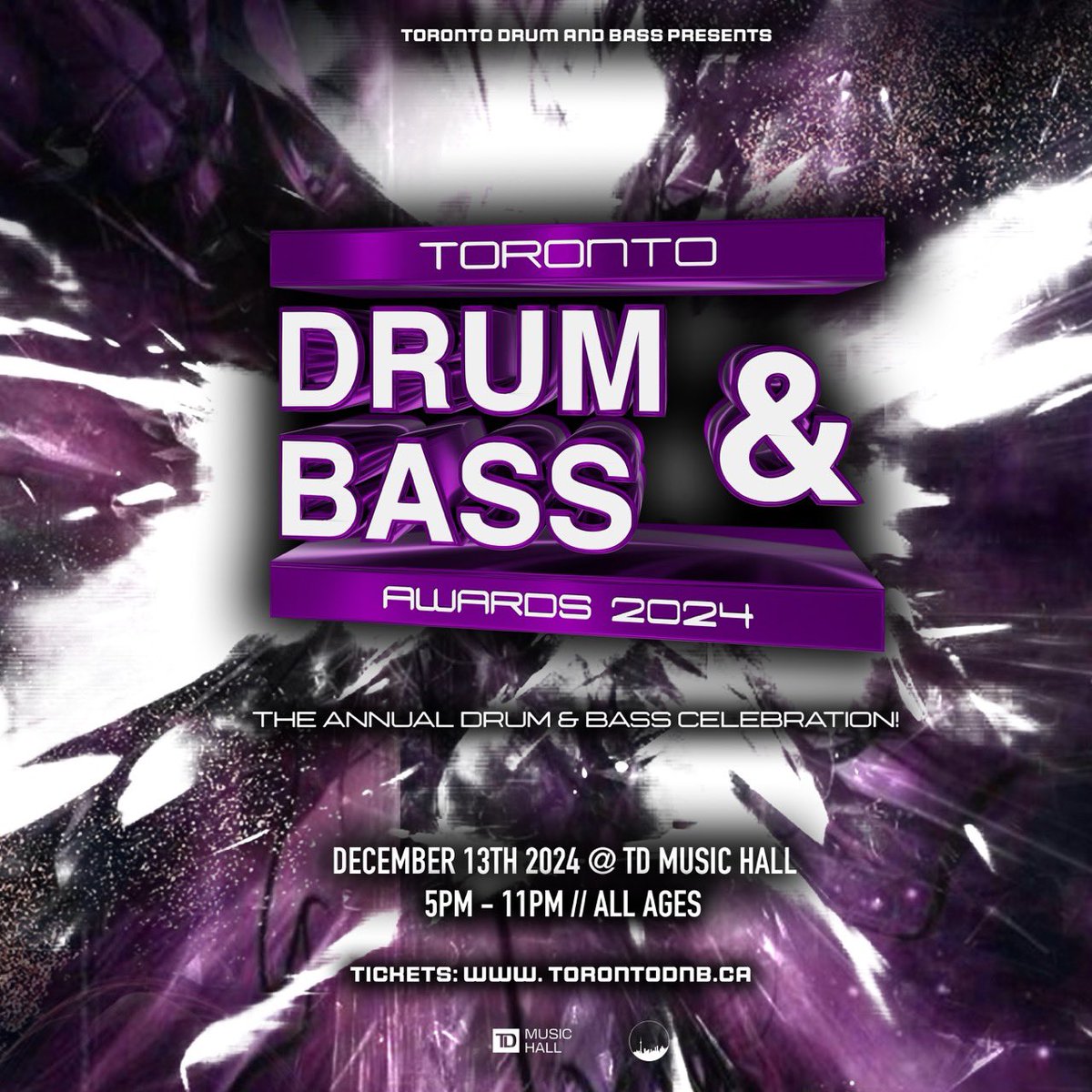 Toronto Drum & Bass (@torontodnb) on Twitter photo π TORONTO DNB AWARDS 2024 π
The annual DnB celebration is back! December 13th at <a href="/tdmusichall/">TD Music Hall</a> βοΈ
Tickets on sale at 12 noon: torontodnb.ca π TORONTO DNB AWARDS 2024 π
The annual DnB celebration is back! December 13th at <a href="/tdmusichall/">TD Music Hall</a> βοΈ
Tickets on sale at 12 noon: torontodnb.ca