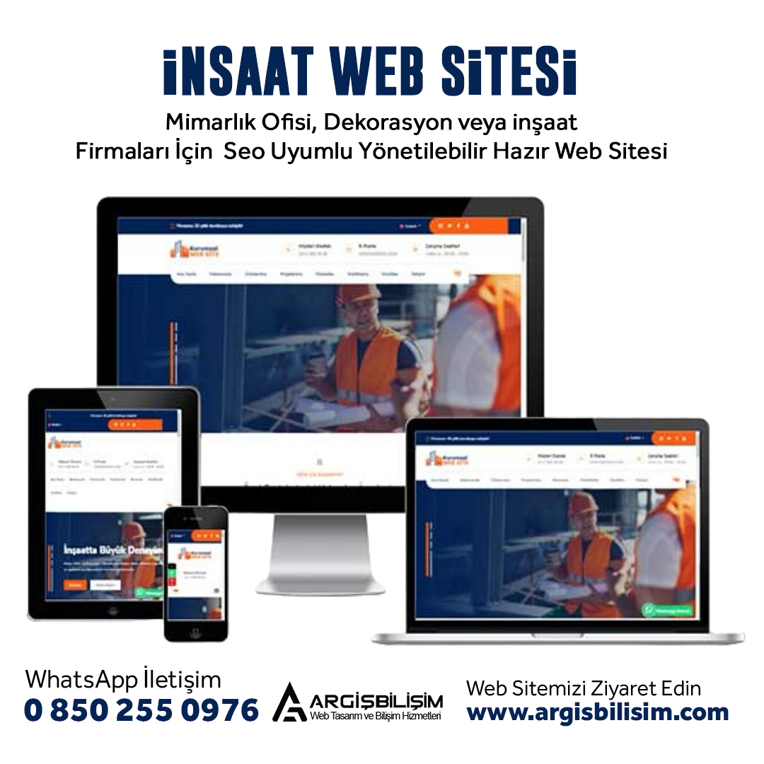 ArgisBilisim's tweet photo. Mimarlık Ofisi, Dekorasyon veya inşaat Firmaları İçin  Seo Uyumlu Yönetilebilir Hazır Web Sitesi Tasarlıyoruz...
İşletmenizin veya markanızın mobil cihazlara uyumlu web sitesini tasarlayalım. 
Detaylı bilgi için;
📞 0 850 255 0976
⌨️ https://t.co/E3gKhvMdaE

#argişbilişim https://t.co/7DiUYxQ3PA