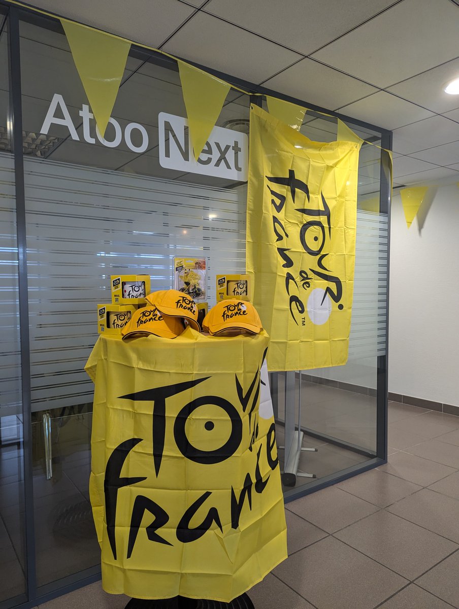 J-4 avant la 16e étape du Tour de France à Nîmes!🚴‍♀️

L'atmosphère festive se fait déjà sentir chez Atoo Next.
Sport, convivialité et esprit Nîmois sont au rendez-vous🌟
